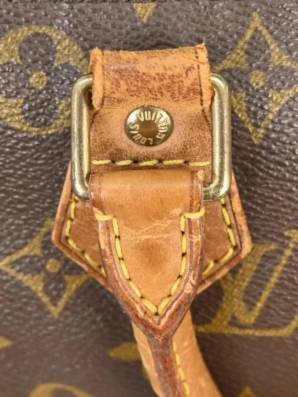 Best02 LOUIS VUITTON SPEEDY 30 HANDBAG MONOGRAM CANVAS